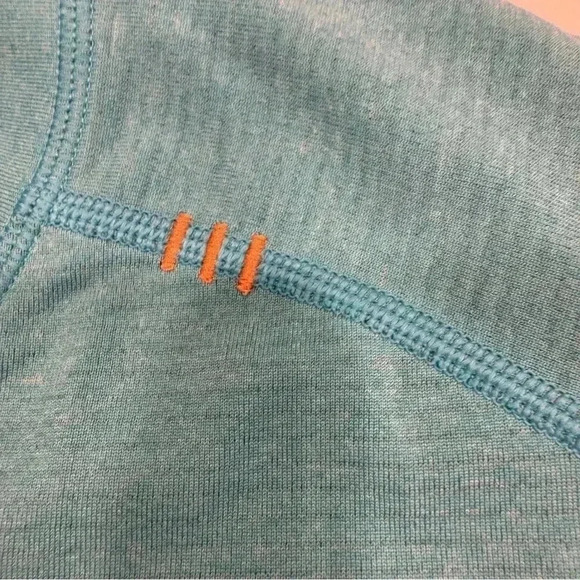 Lululemon men’s performance short sleeve tee shirt Aqua blue size XXL - Picture 6 of 9